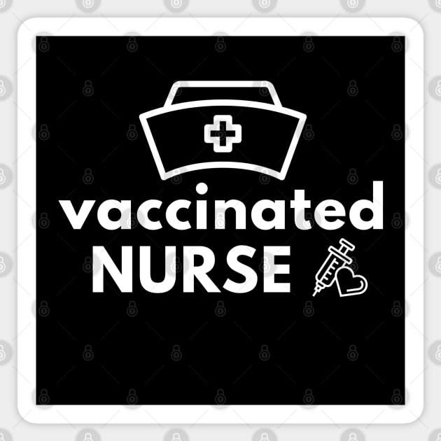 Vaccinated Nurse Pfizer Sticker by thegoldenyears